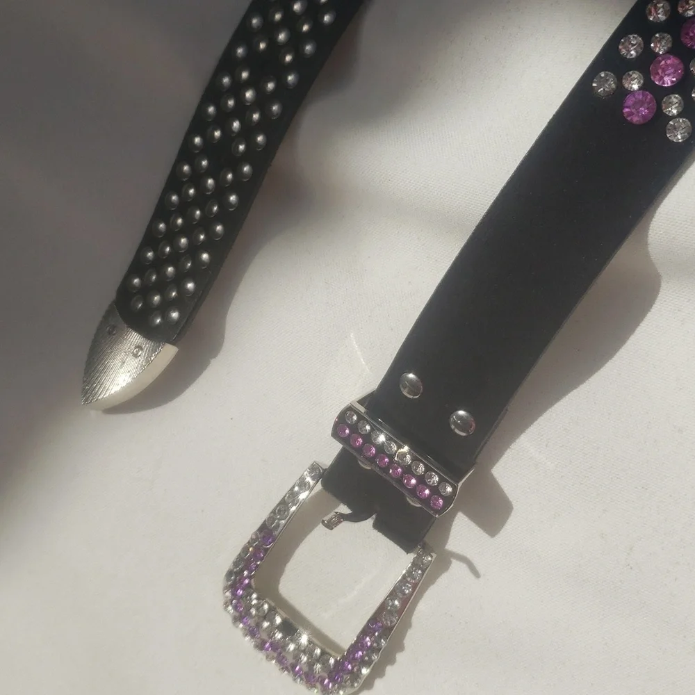 Pink Rhinestone Belt - Picture 5 of 5